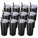 20oz Tumbler Bulk With Lid And Straw 12 Pack Stainless Steel Vacuum Insulated Tu