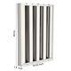 6 Pack Stainless Steel 5 Grooves Hood Grease Commercial Exhaust Filter Baffle