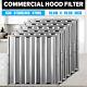 6 Pack 20 X 20 Commercial Hood Grease Exhaust Filter Baffle Stainless Steel