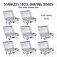 8 Pack Stainless Steel Chafer 13.7 Qt Chafing Dish Sets Bain Marie Food Warmer