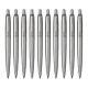 Authentic Parker Jotter 10 Pack-stainless Steel Ballpoint Pen Bundle New