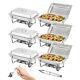 Vevor 6 Pack Stainless Steel Chafing Dish Sets Catering Food Warmer 8qt